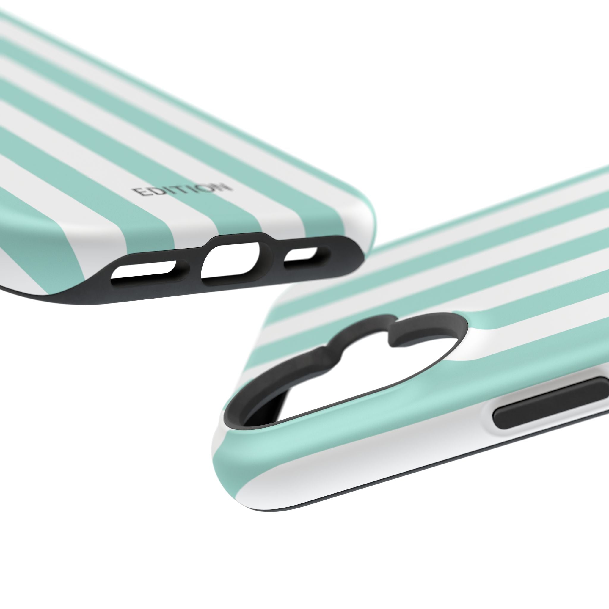 Teal Beach Stripe Case