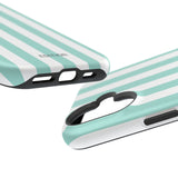 Teal Beach Stripe Case