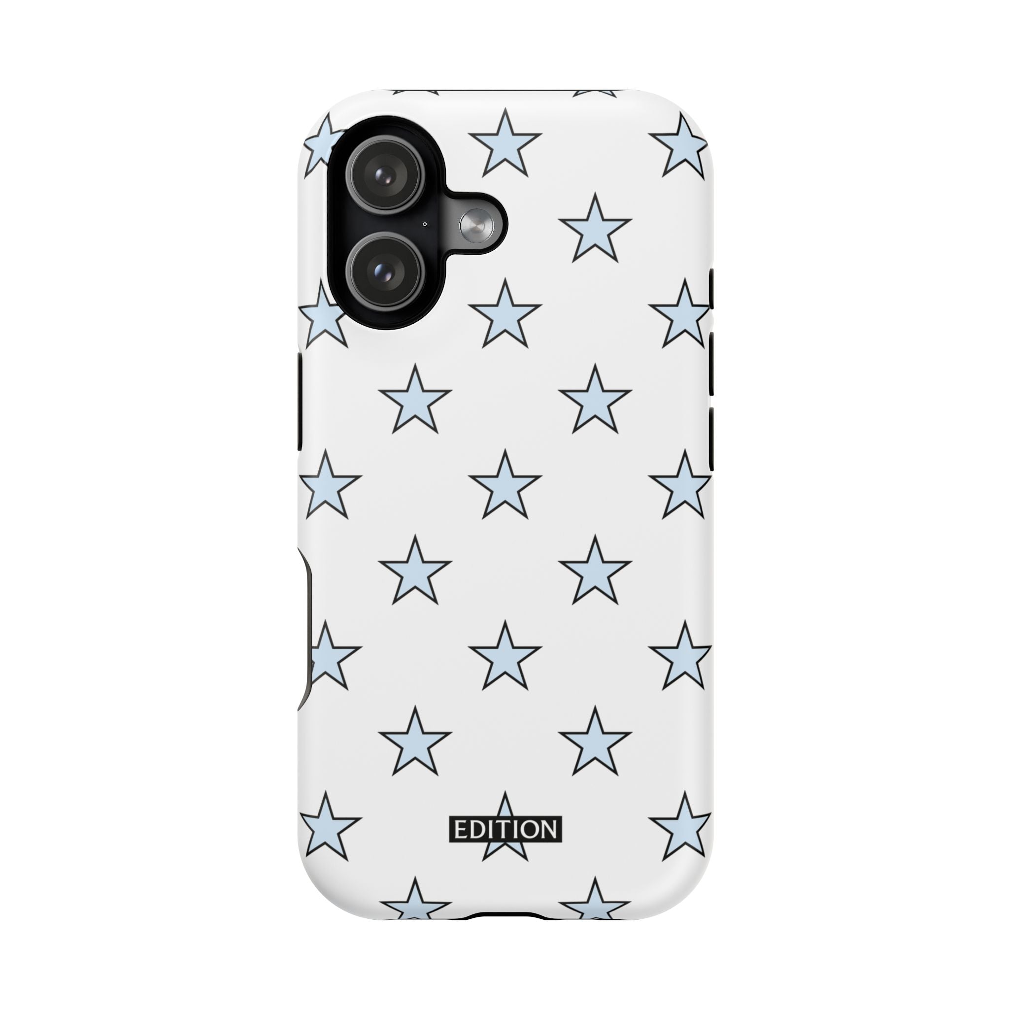 Blue and White Star Case