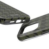 Army Green Houndstooth Case