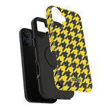 Yellow Houndstooth Case