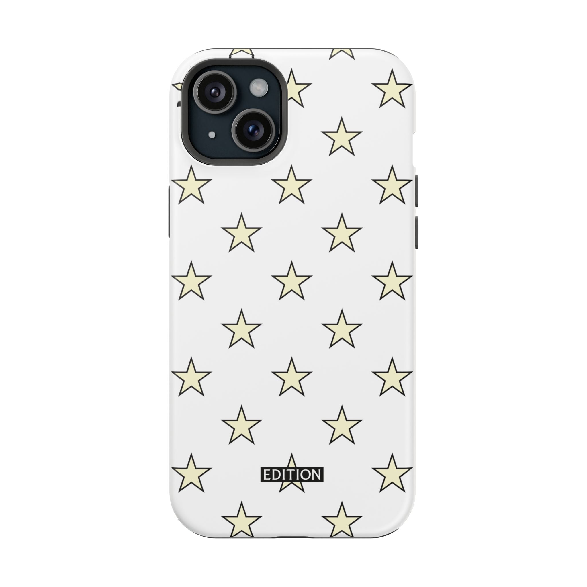 Yellow and White Star Case