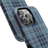 Navy Plaid Case