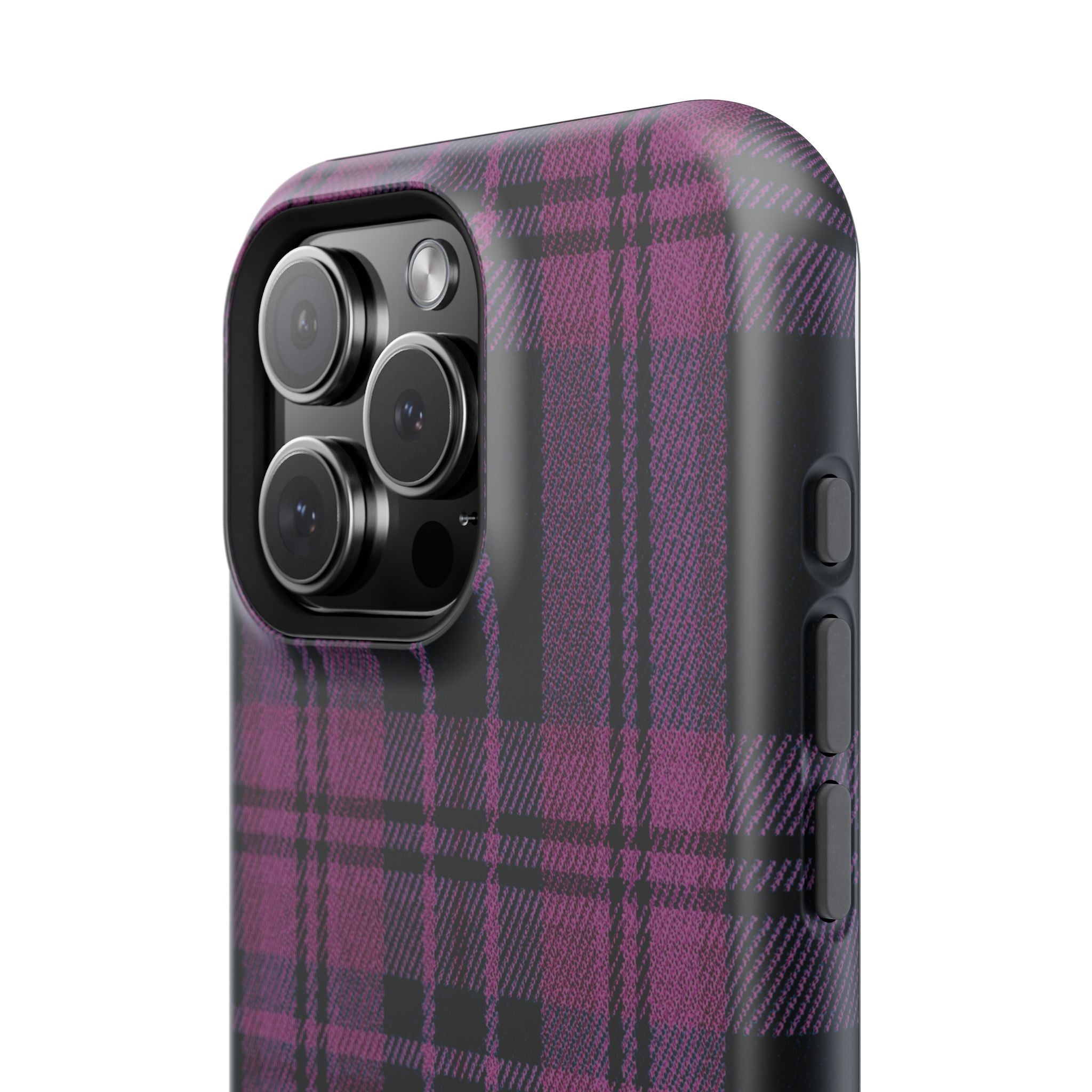 Black and Pink Plaid Case