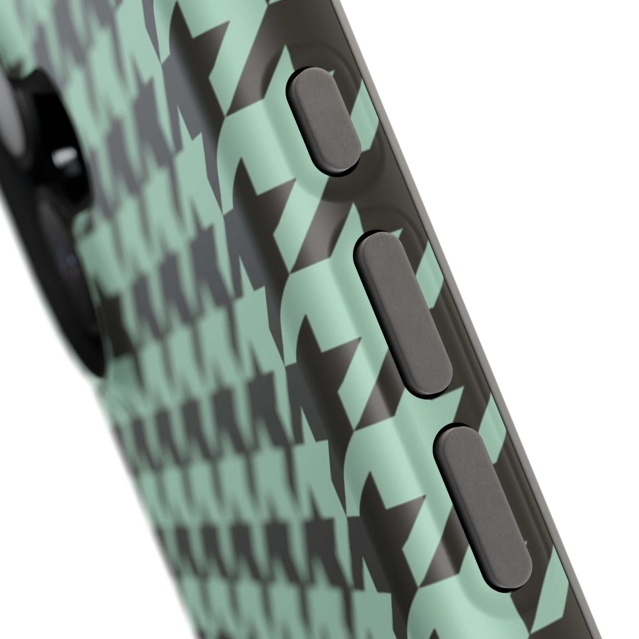 Mint Chip Houndstooth Case