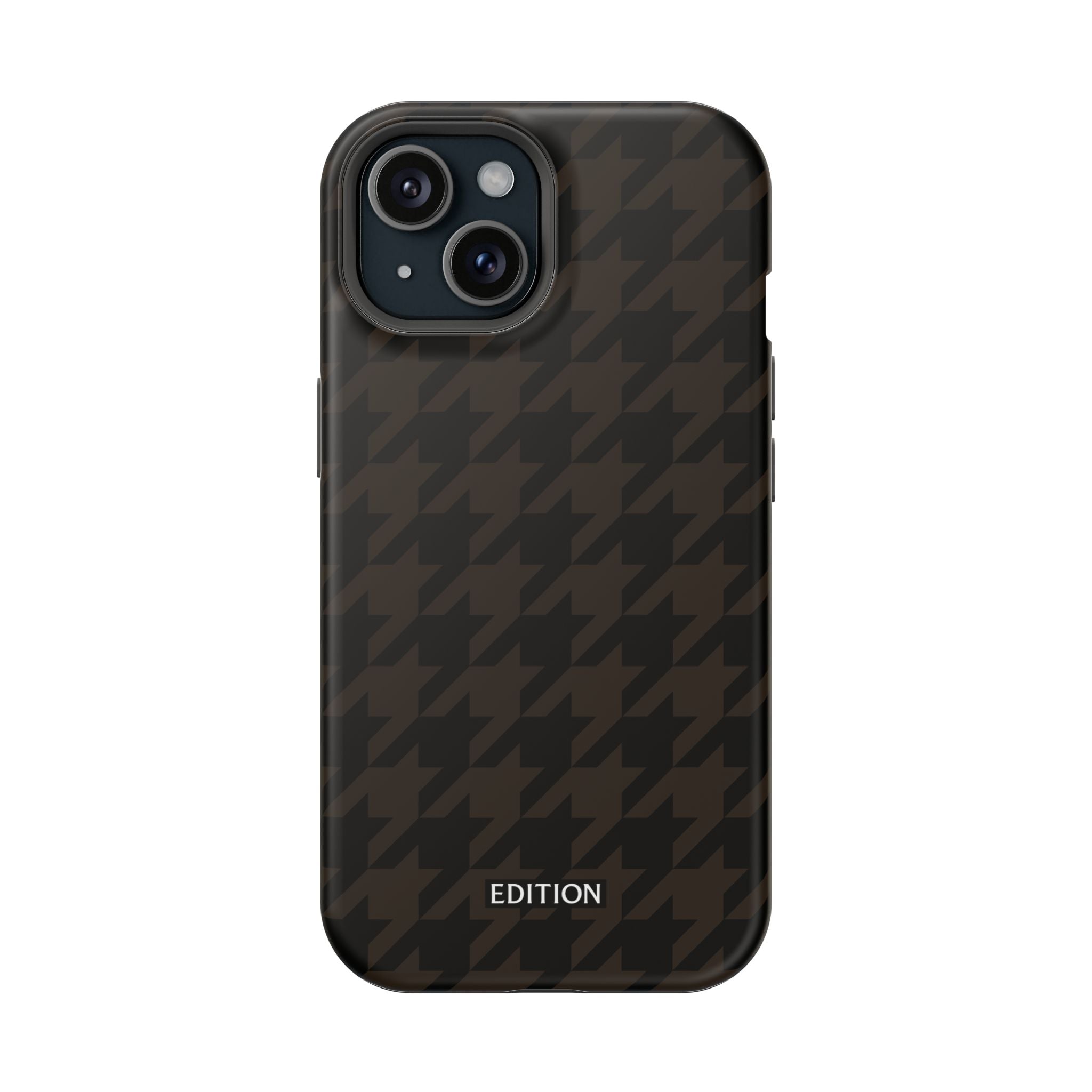 Brown Houndstooth Case