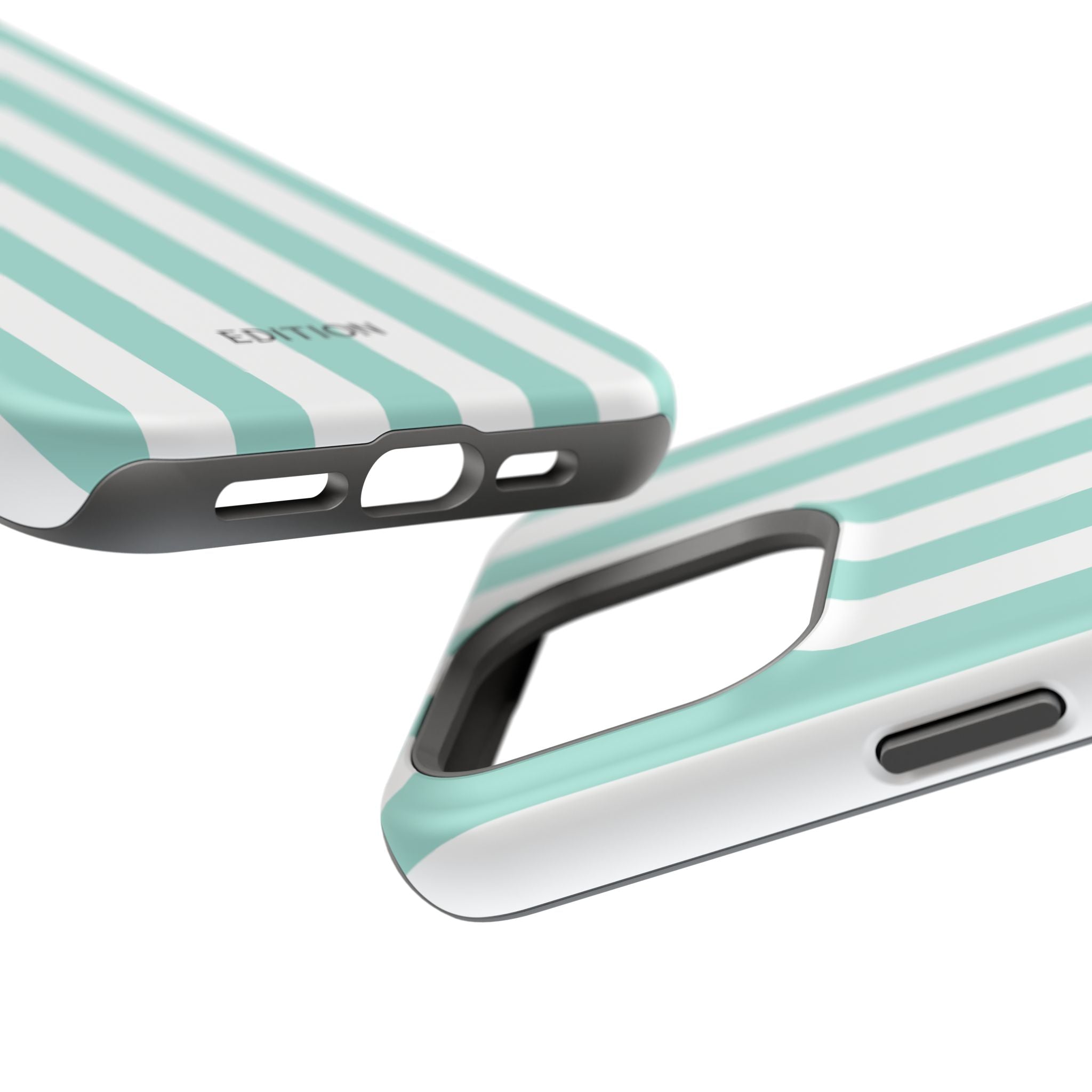 Teal Beach Stripe Case