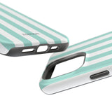 Teal Beach Stripe Case