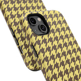 Banana Split Houndstooth Case