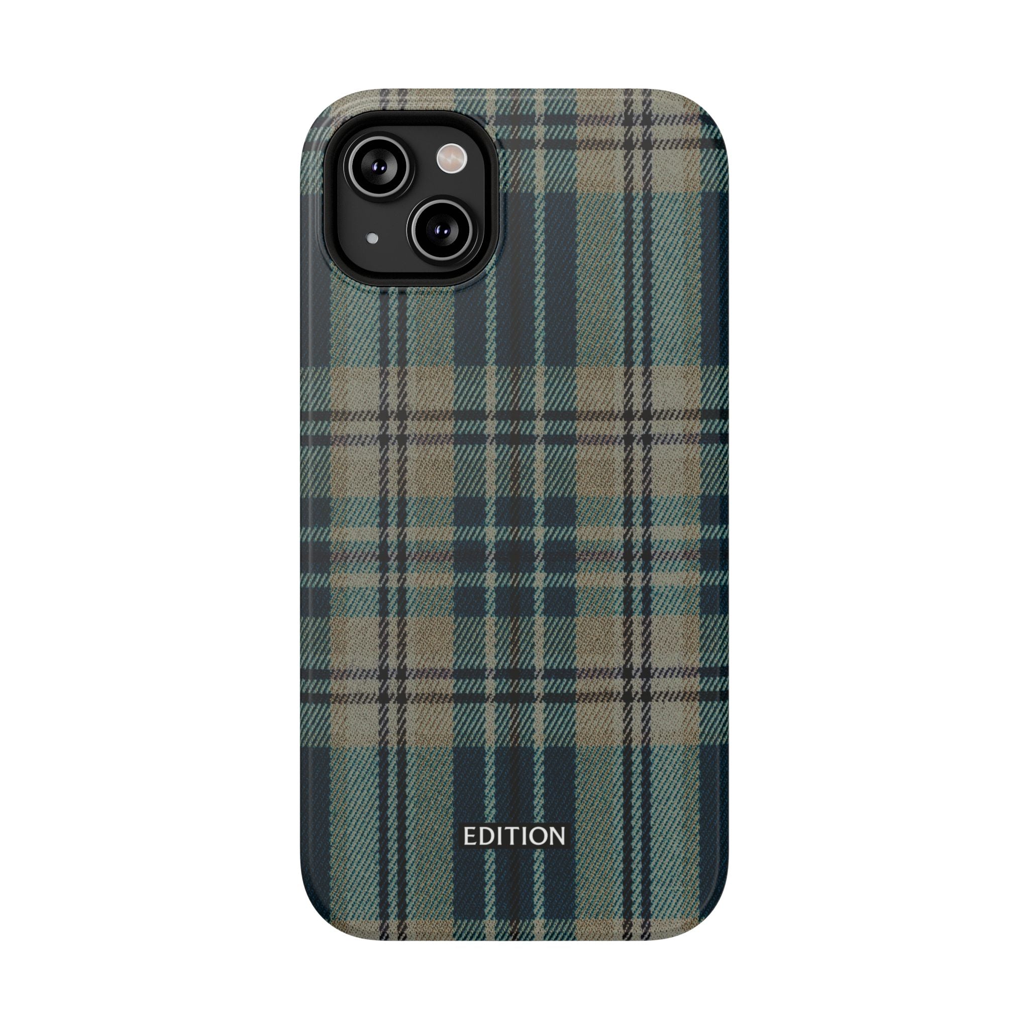Green and Blue Plaid Case