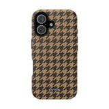 Chocolate Chip Cookie Houndstooth Case