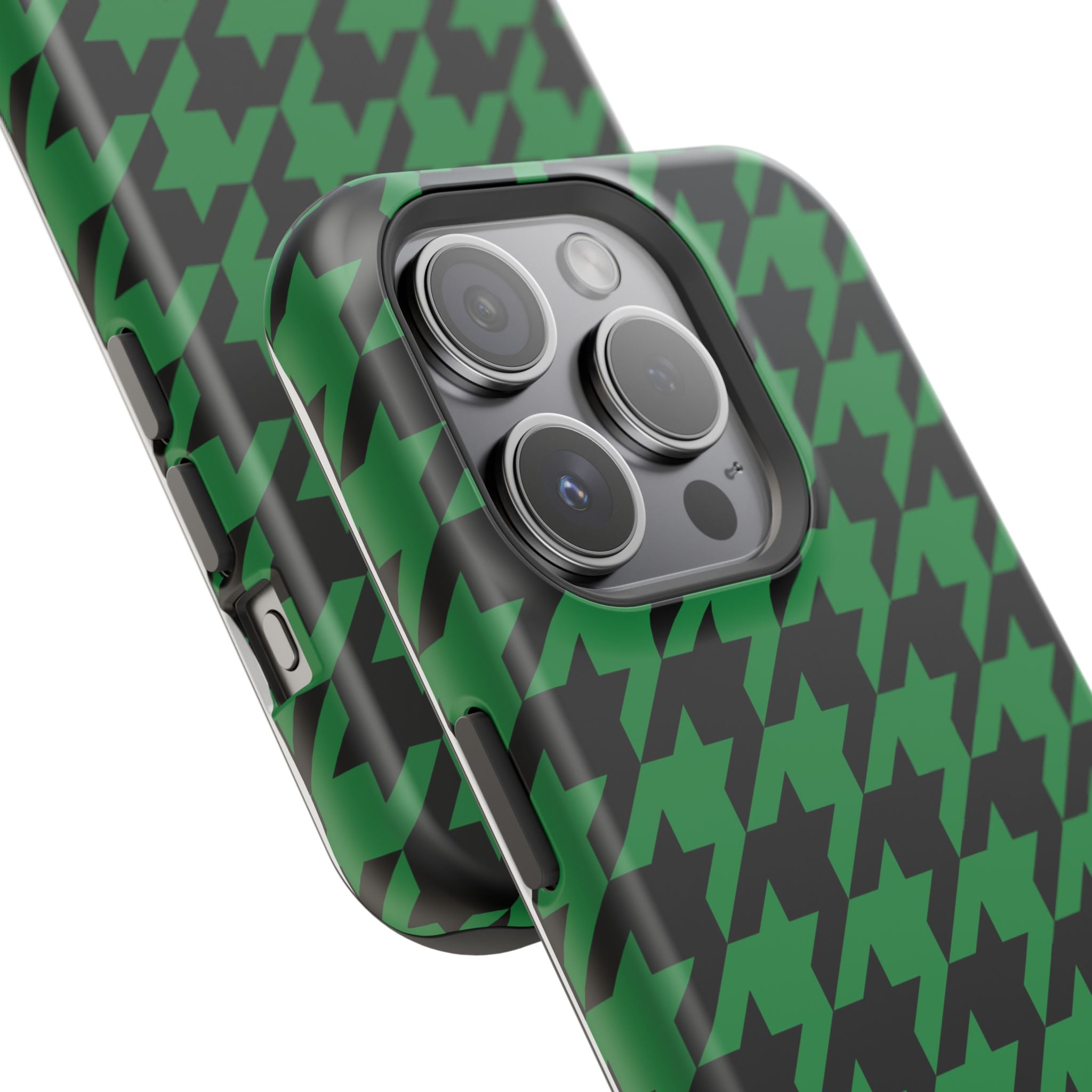 Green Houndstooth Case