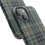 Green and Blue Plaid Case