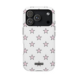 Pink and White Star Case
