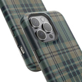 Green and Blue Plaid Case
