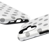 Grey and White Polka Dot Case