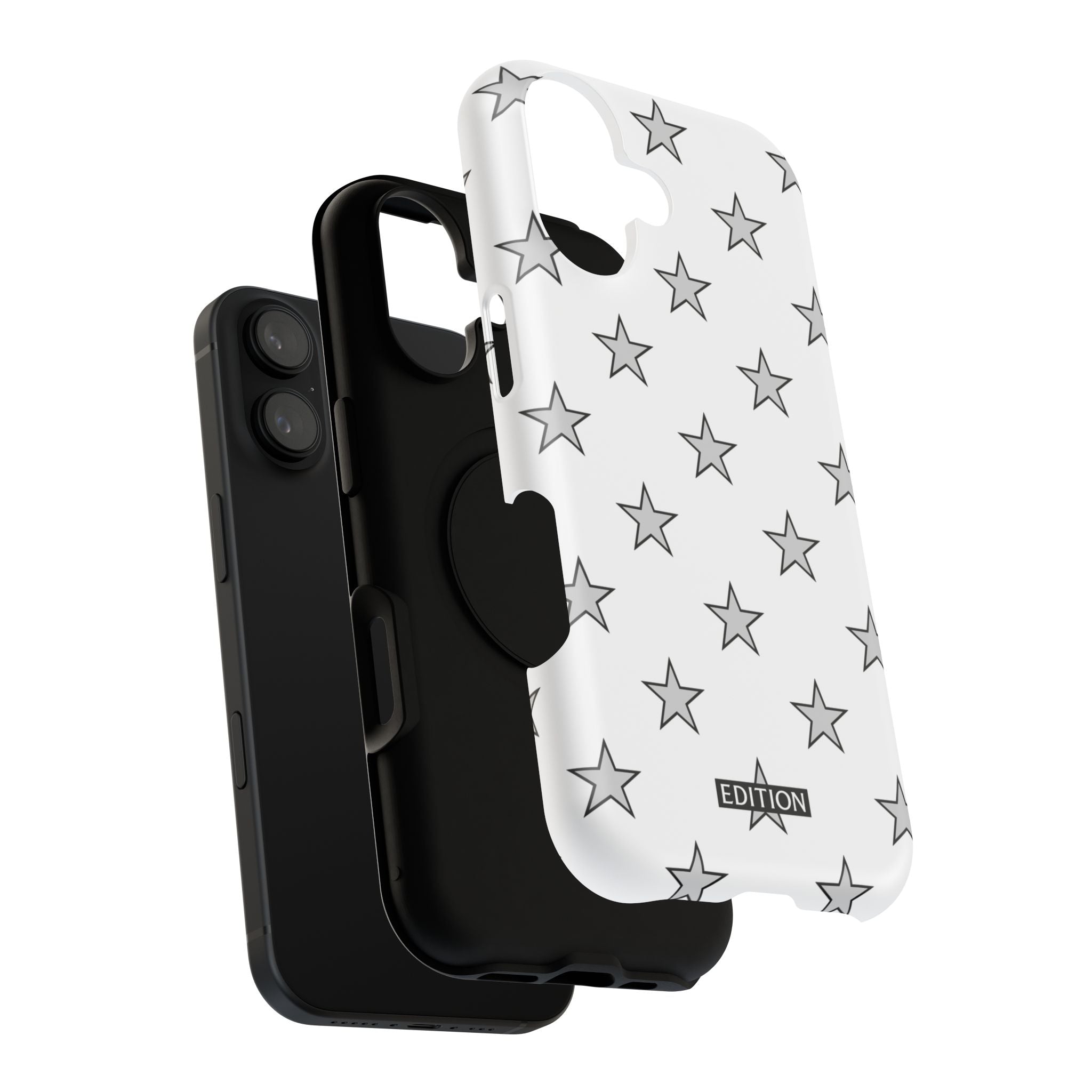 Grey and White Star Case