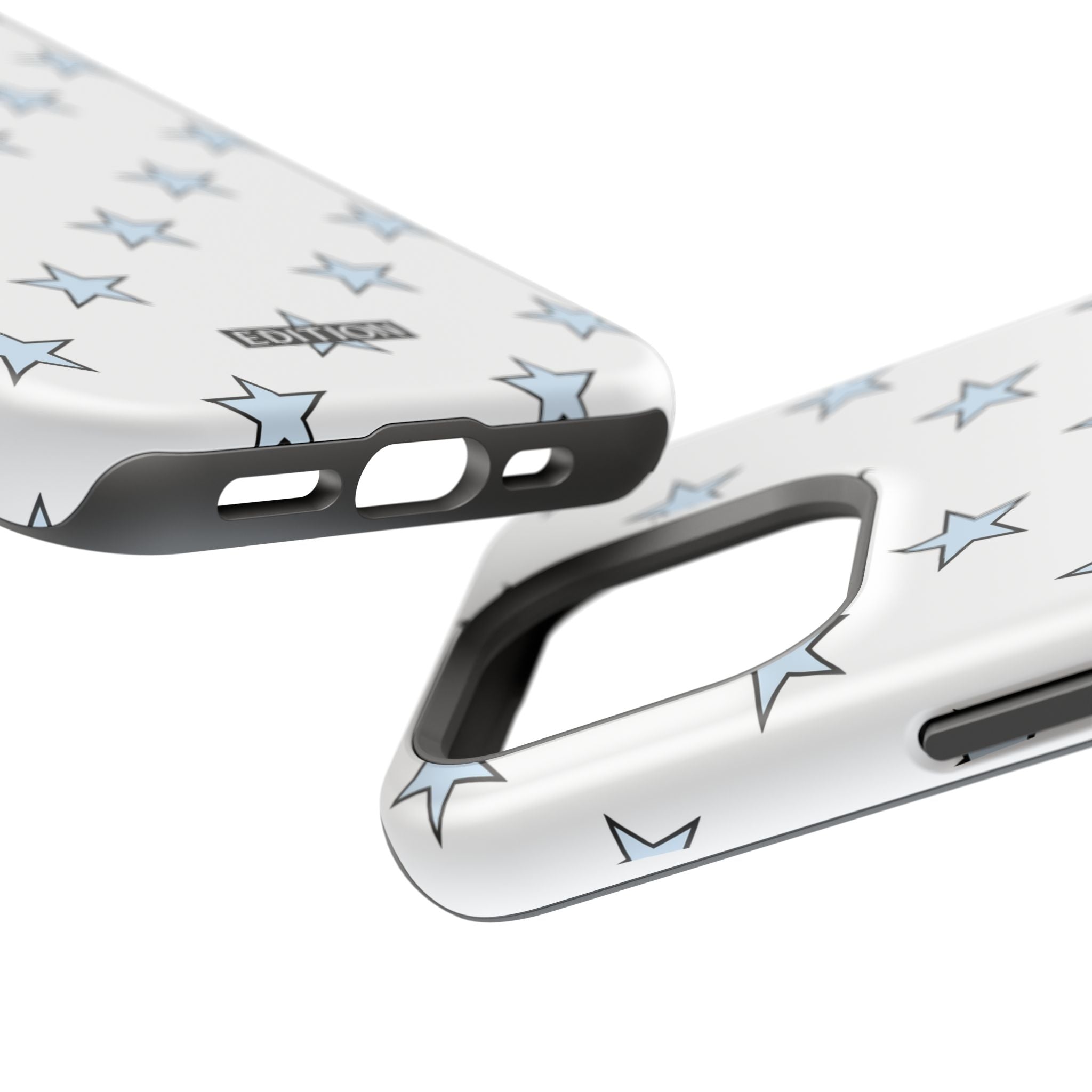 Blue and White Star Case