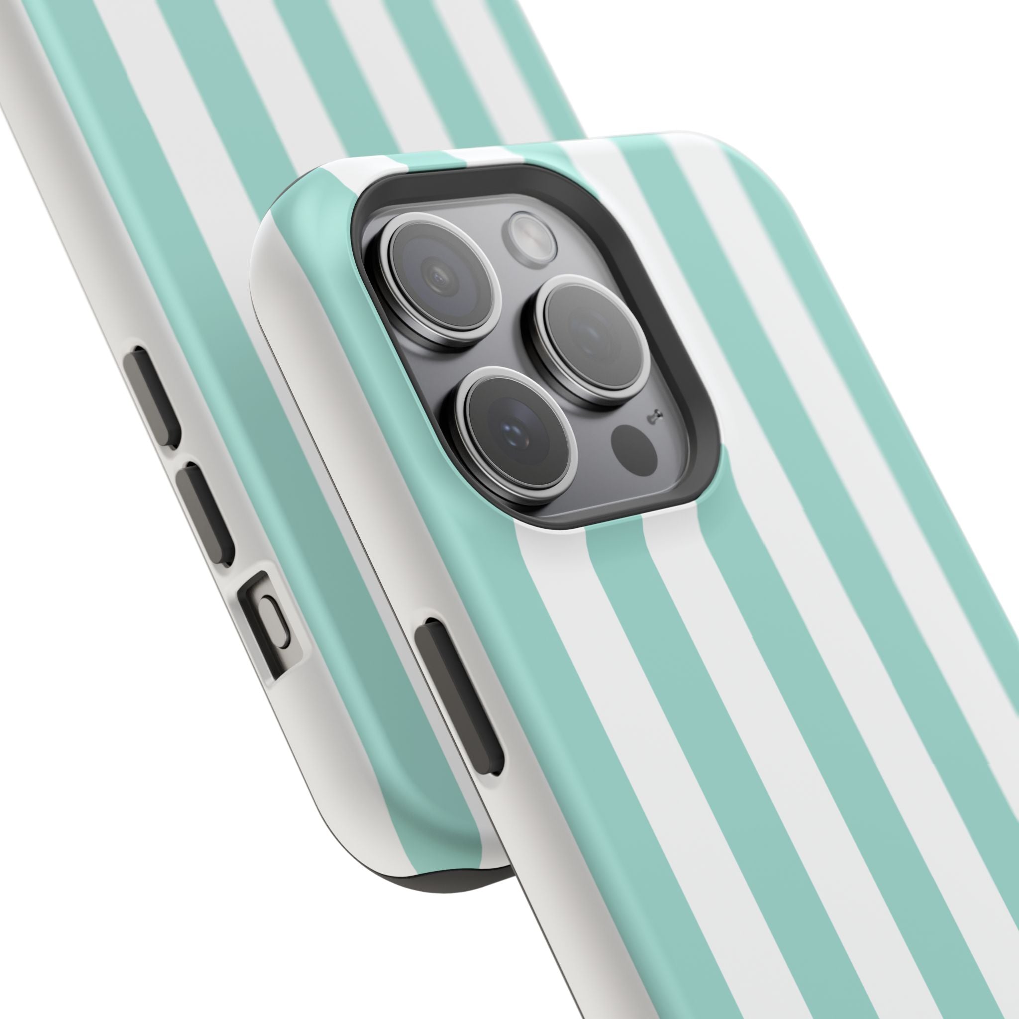 Teal Beach Stripe Case