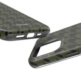 Army Green Houndstooth Case