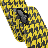 Yellow Houndstooth Case