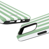 Green Beach Stripe Case