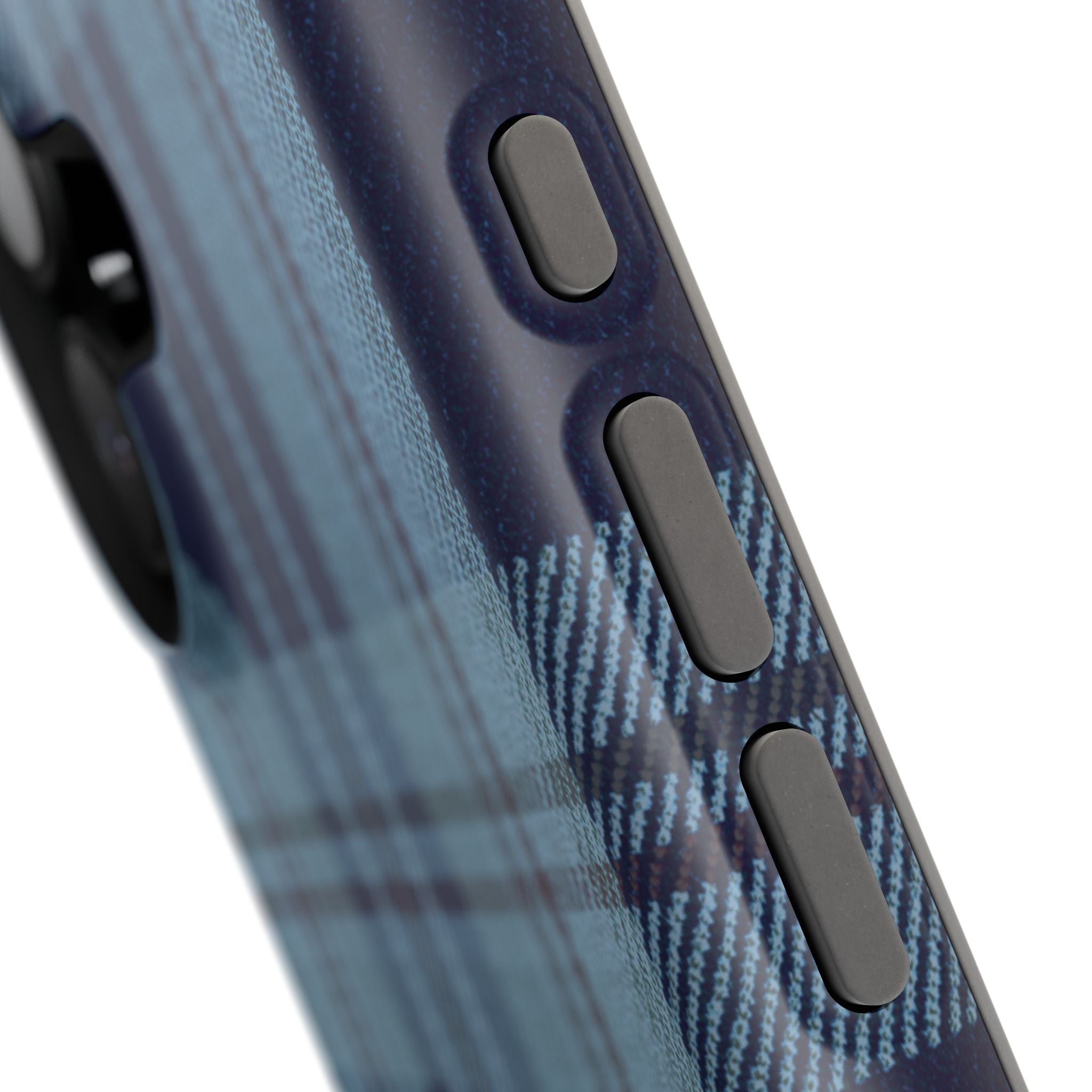 Navy Plaid Case