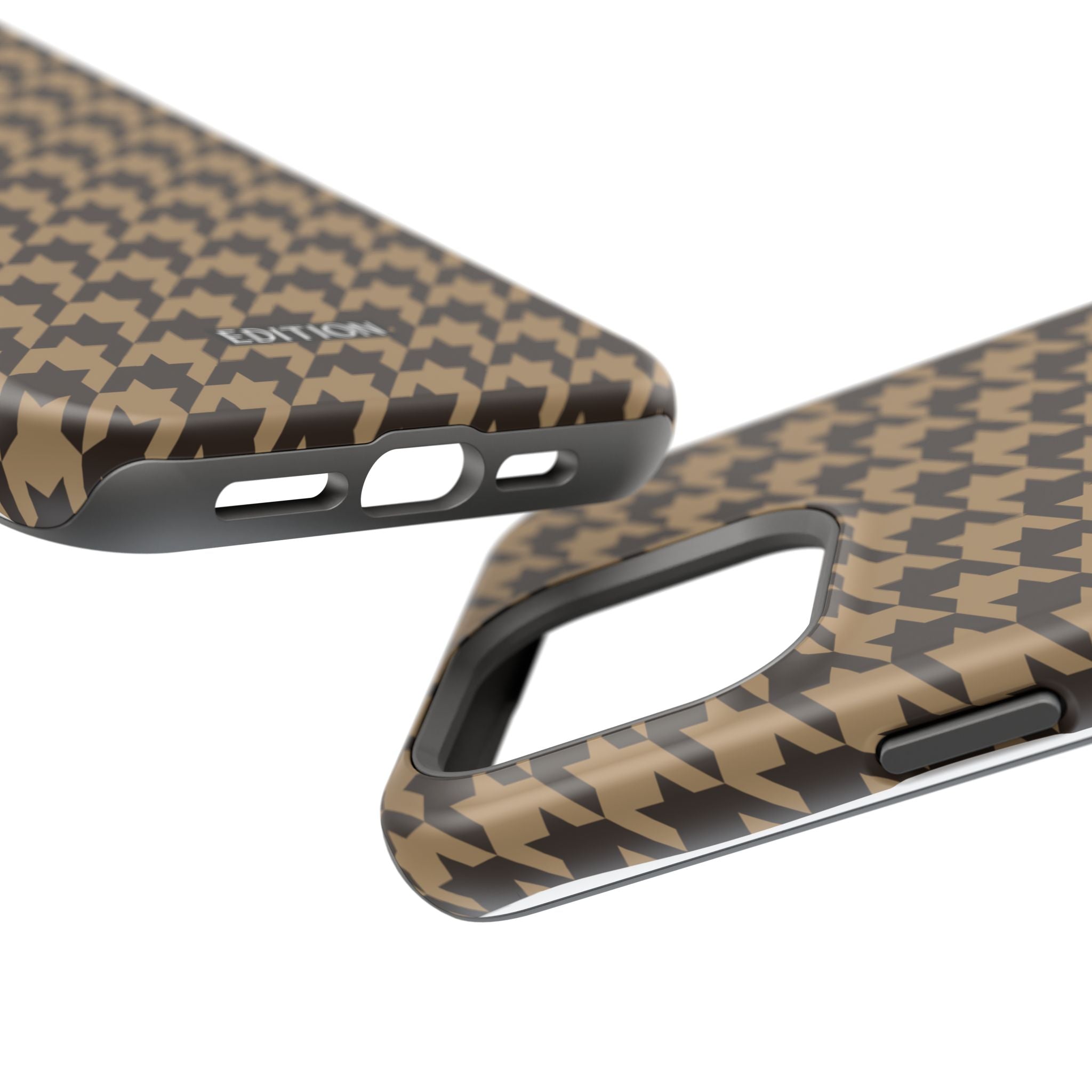 Chocolate Chip Cookie Houndstooth Case