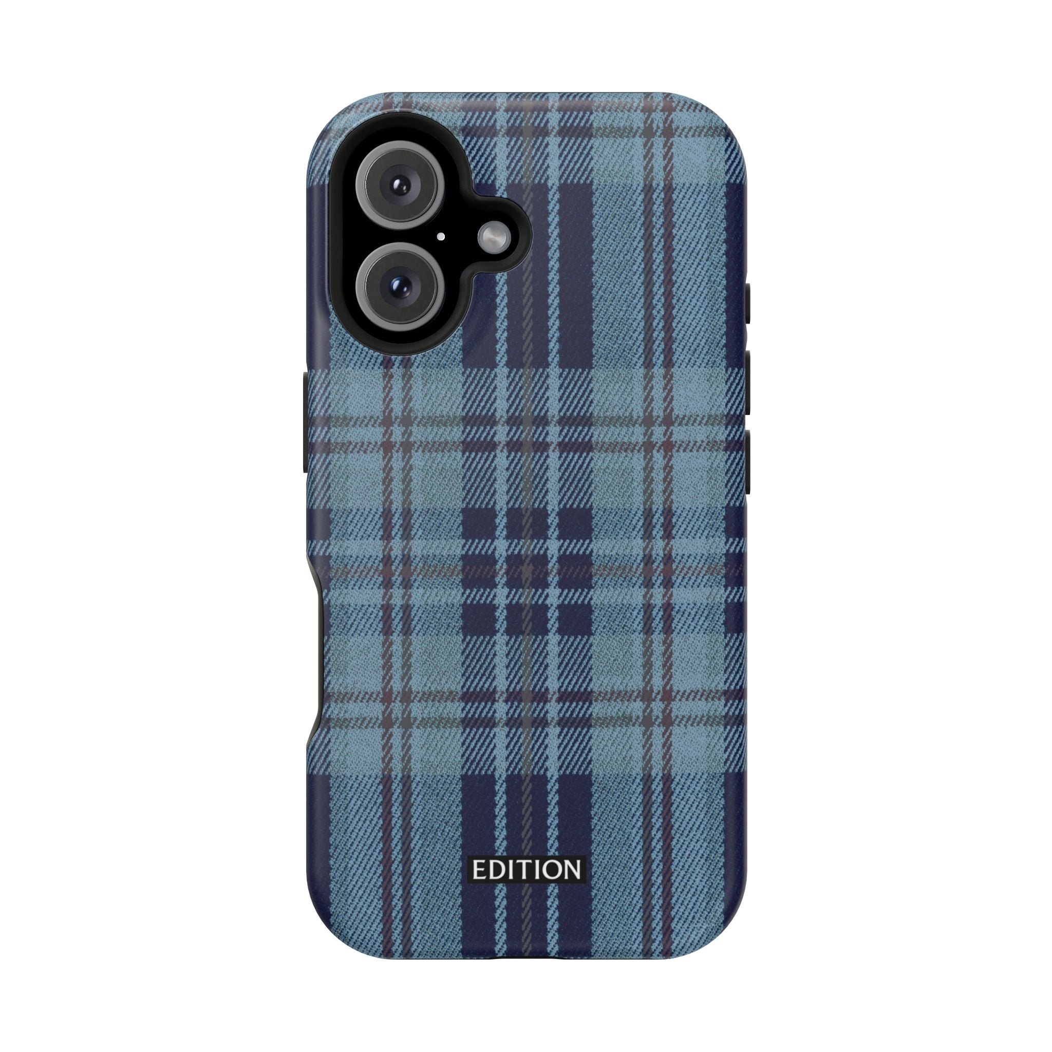 Navy Plaid Case