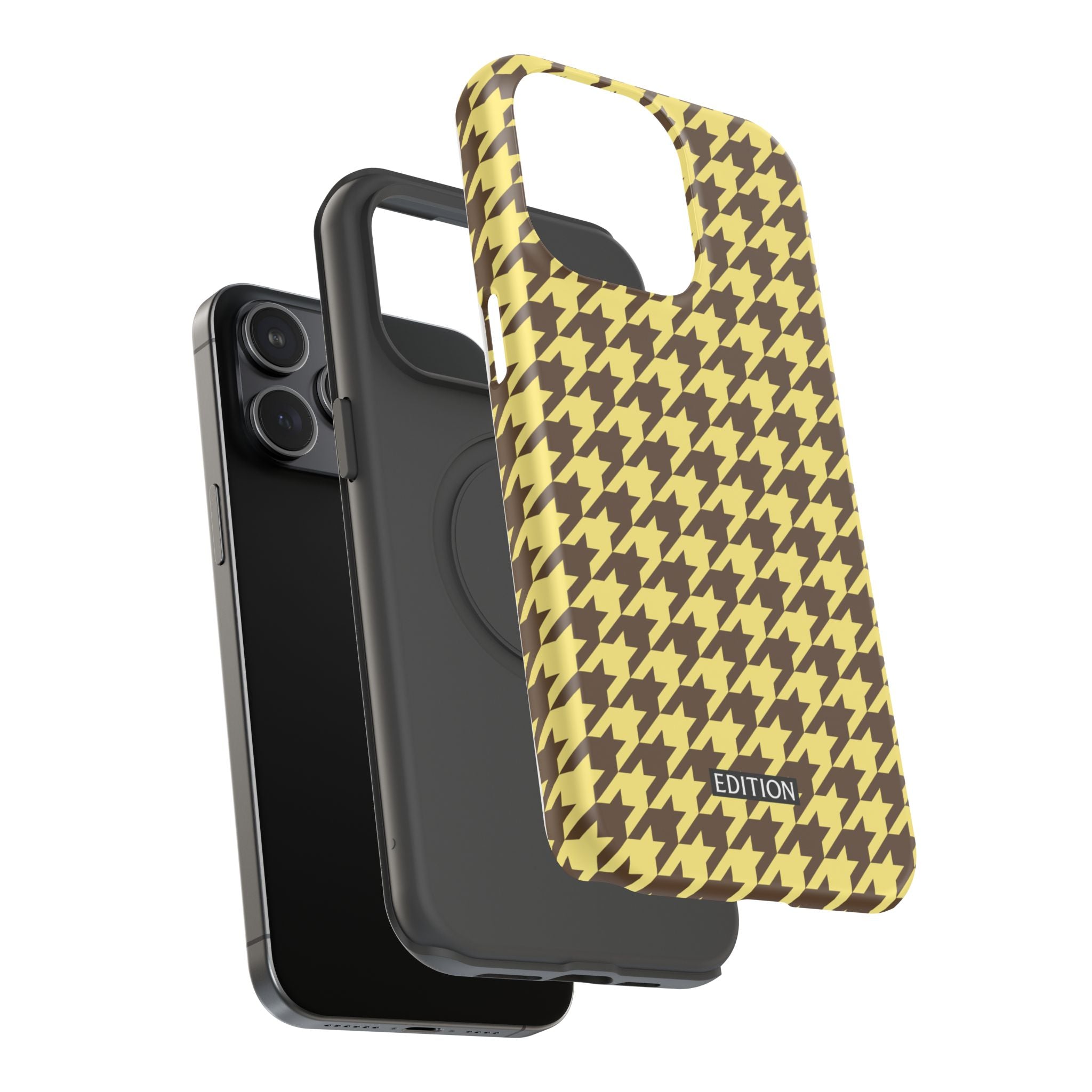 Banana Split Houndstooth Case