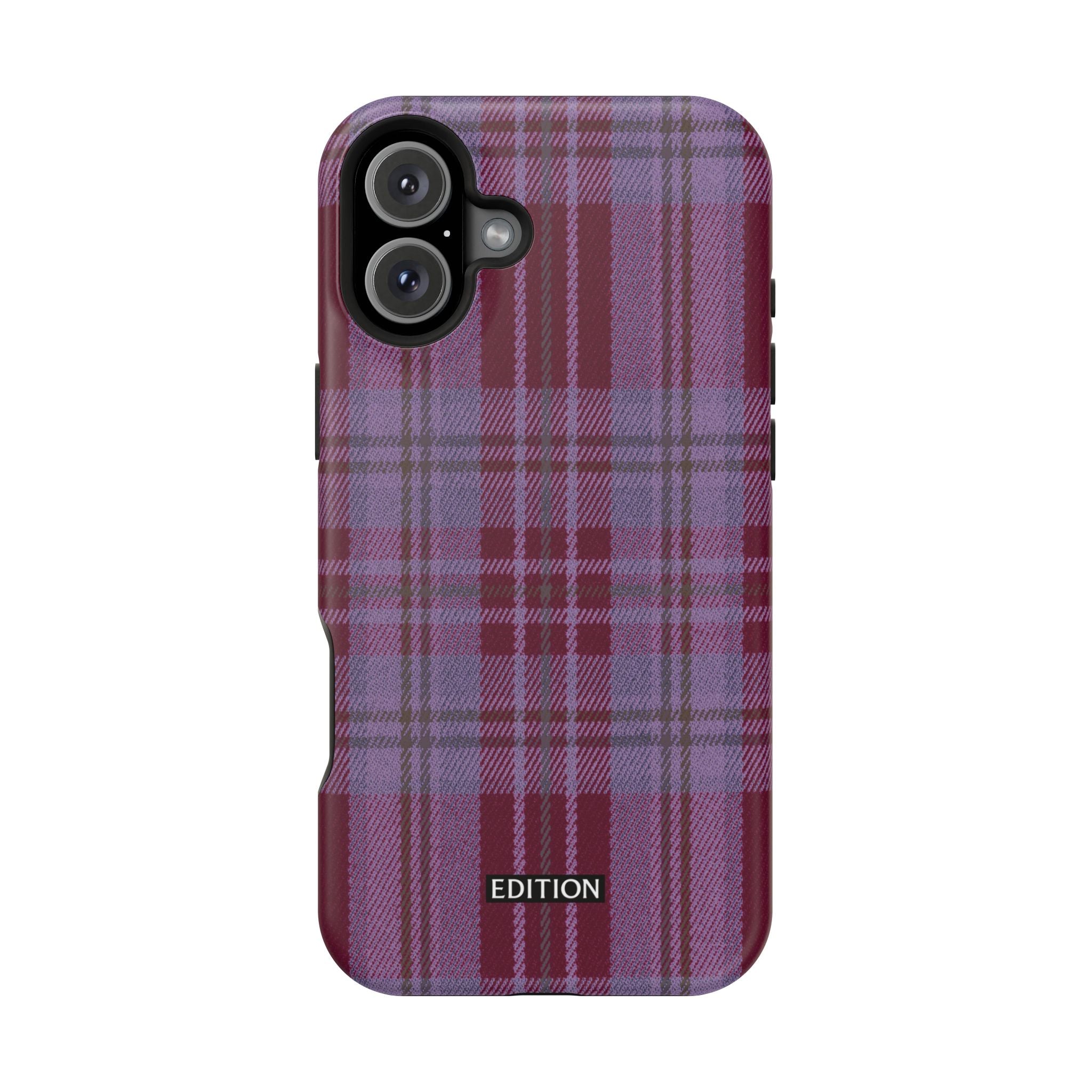 Magenta Plaid Case