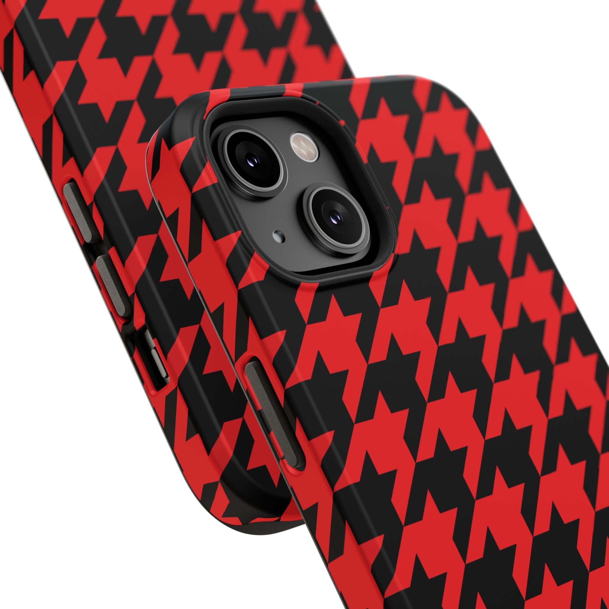Red Houndstooth Case