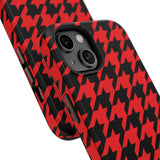 Red Houndstooth Case