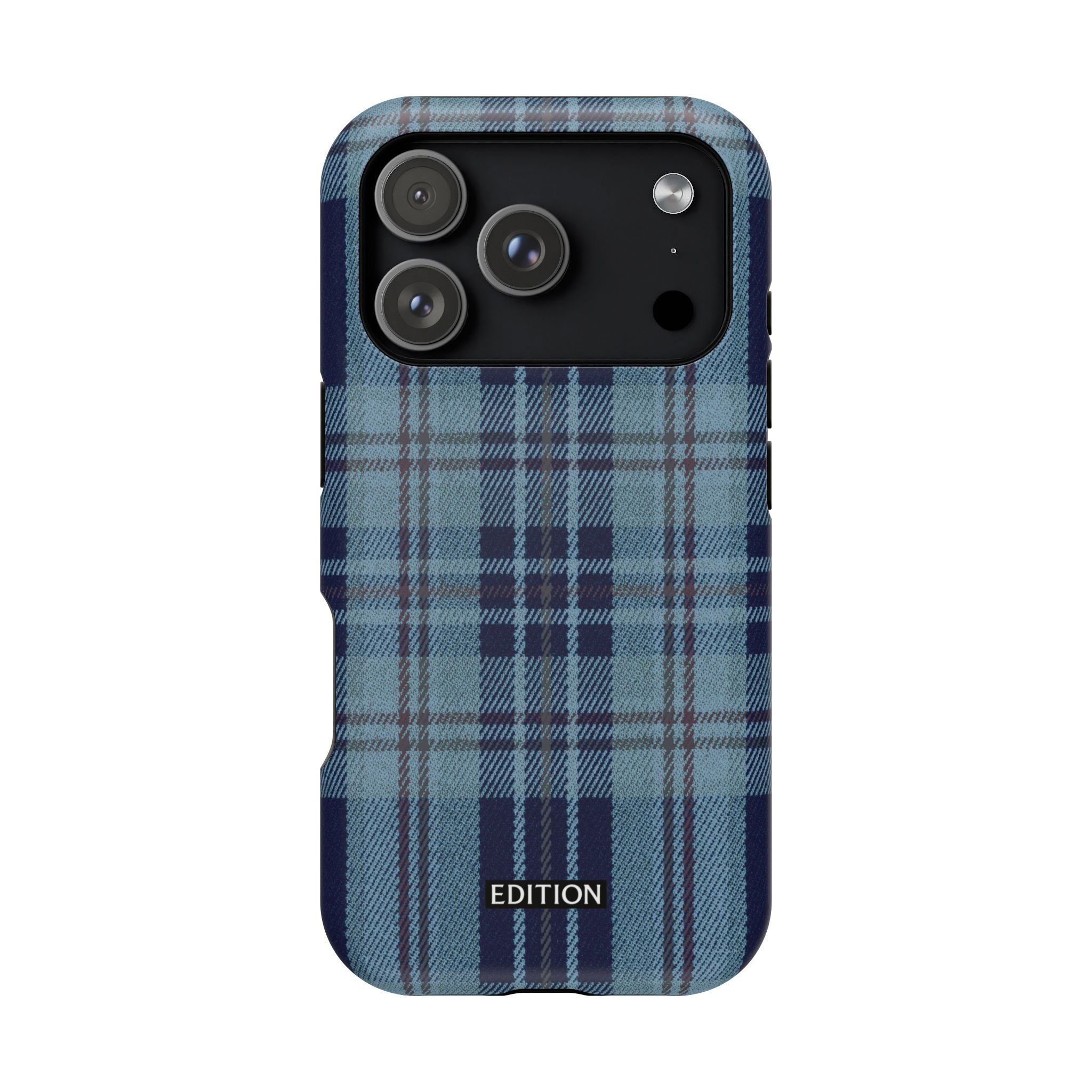 Navy Plaid Case