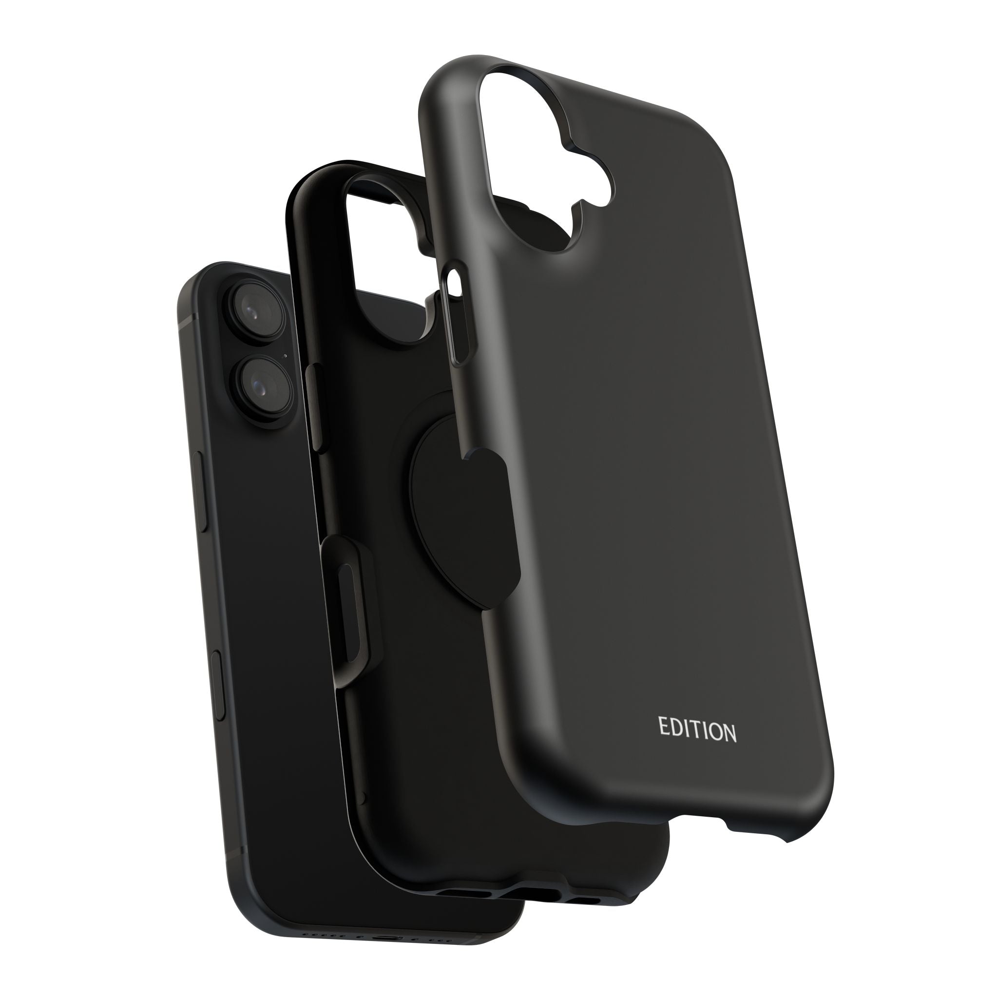 Plain Black Solid Case
