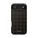 Brown Houndstooth Case