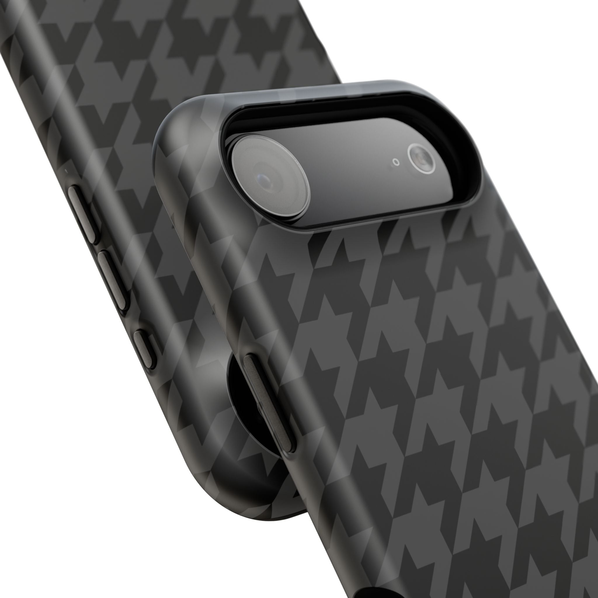 Grey Houndstooth Case