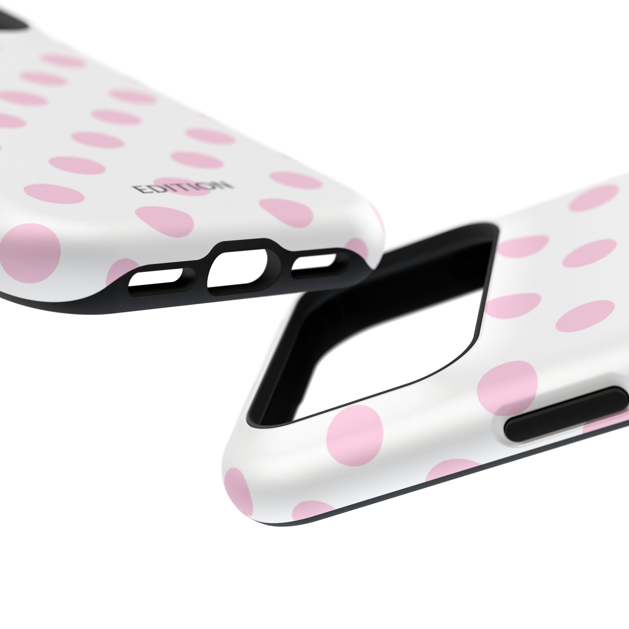 Pink and White Polka Dot Case