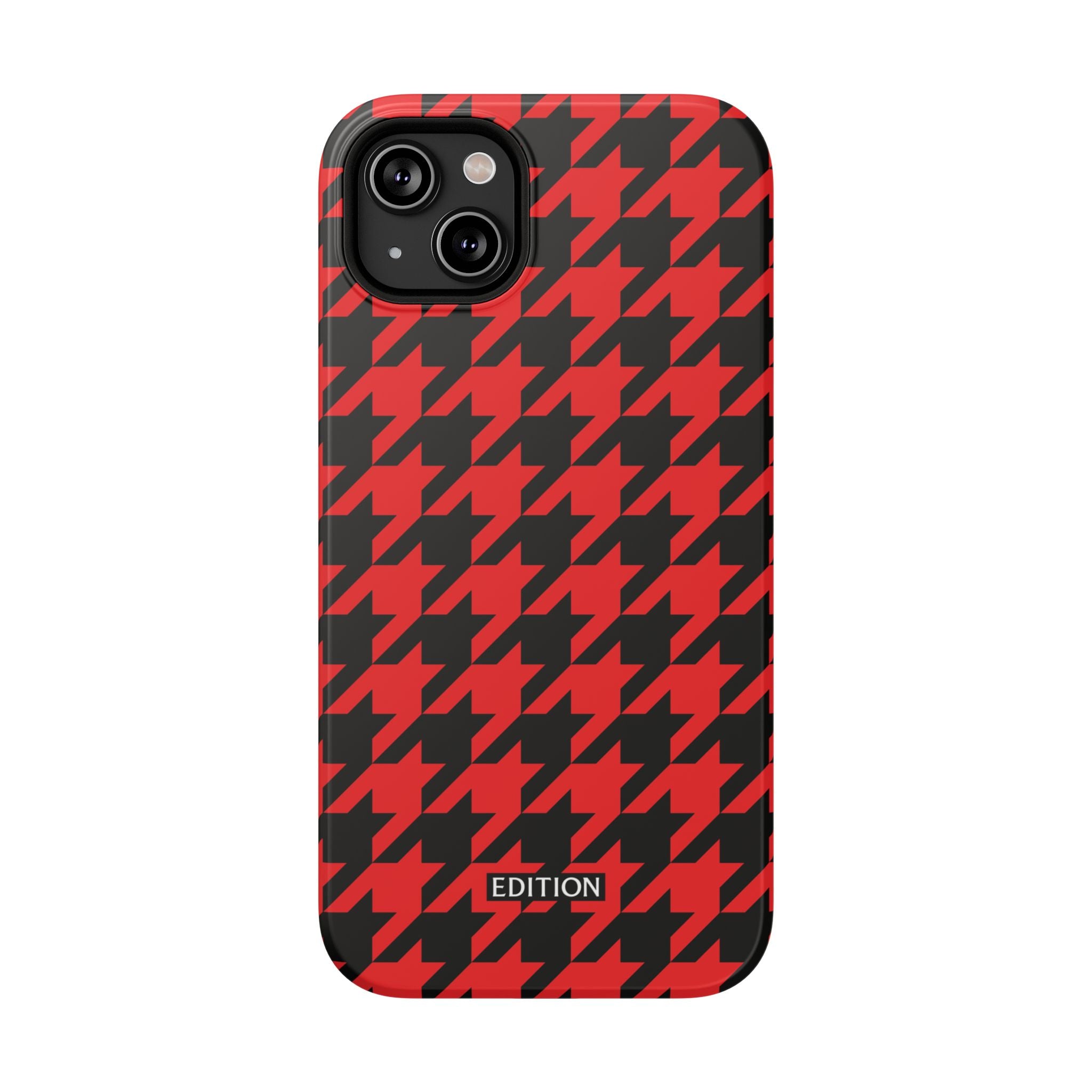 Red Houndstooth Case