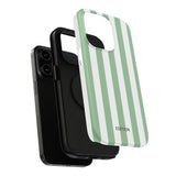 Green Beach Stripe Case