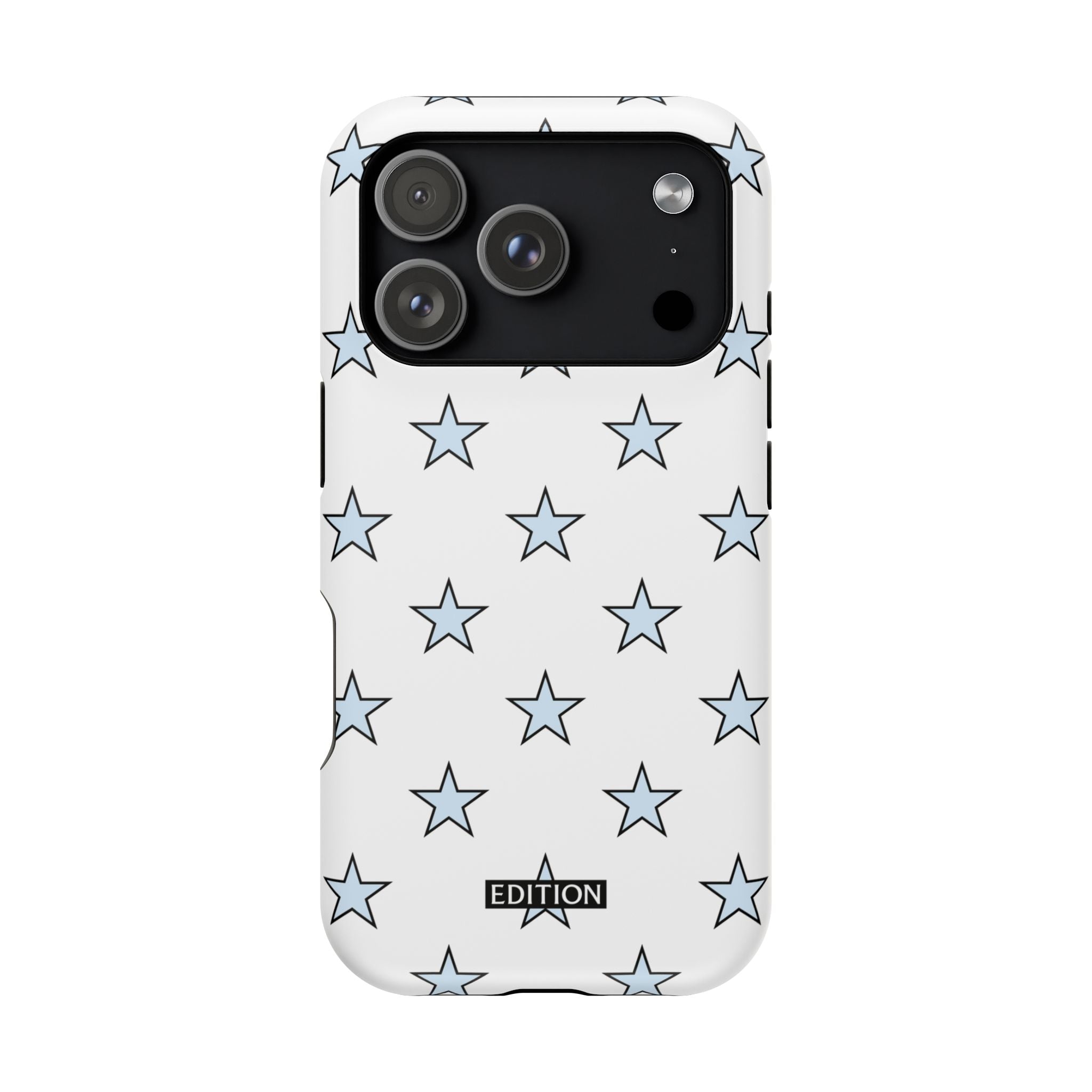 Blue and White Star Case