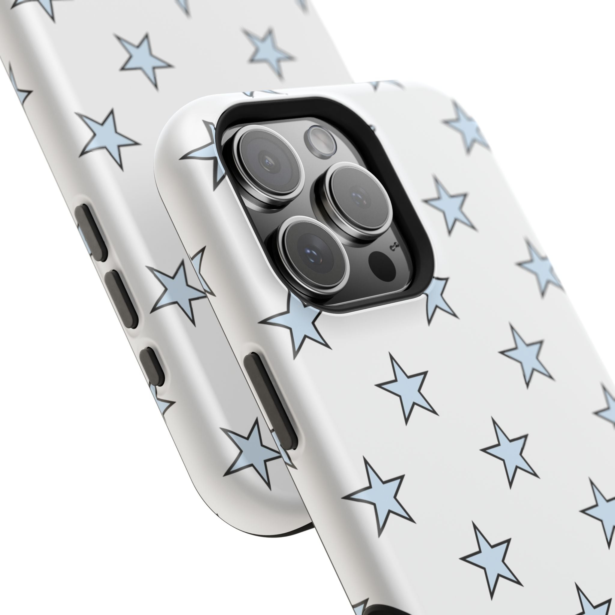 Blue and White Star Case