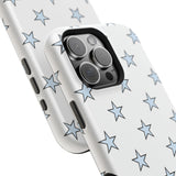 Blue and White Star Case