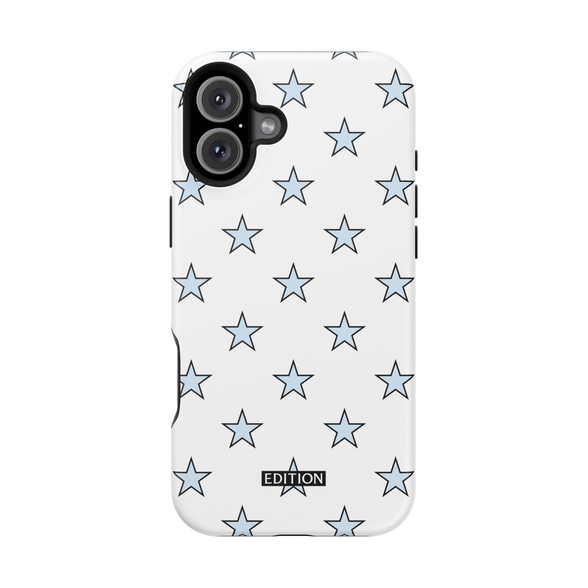 Blue and White Star Case