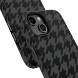 Grey Houndstooth Case