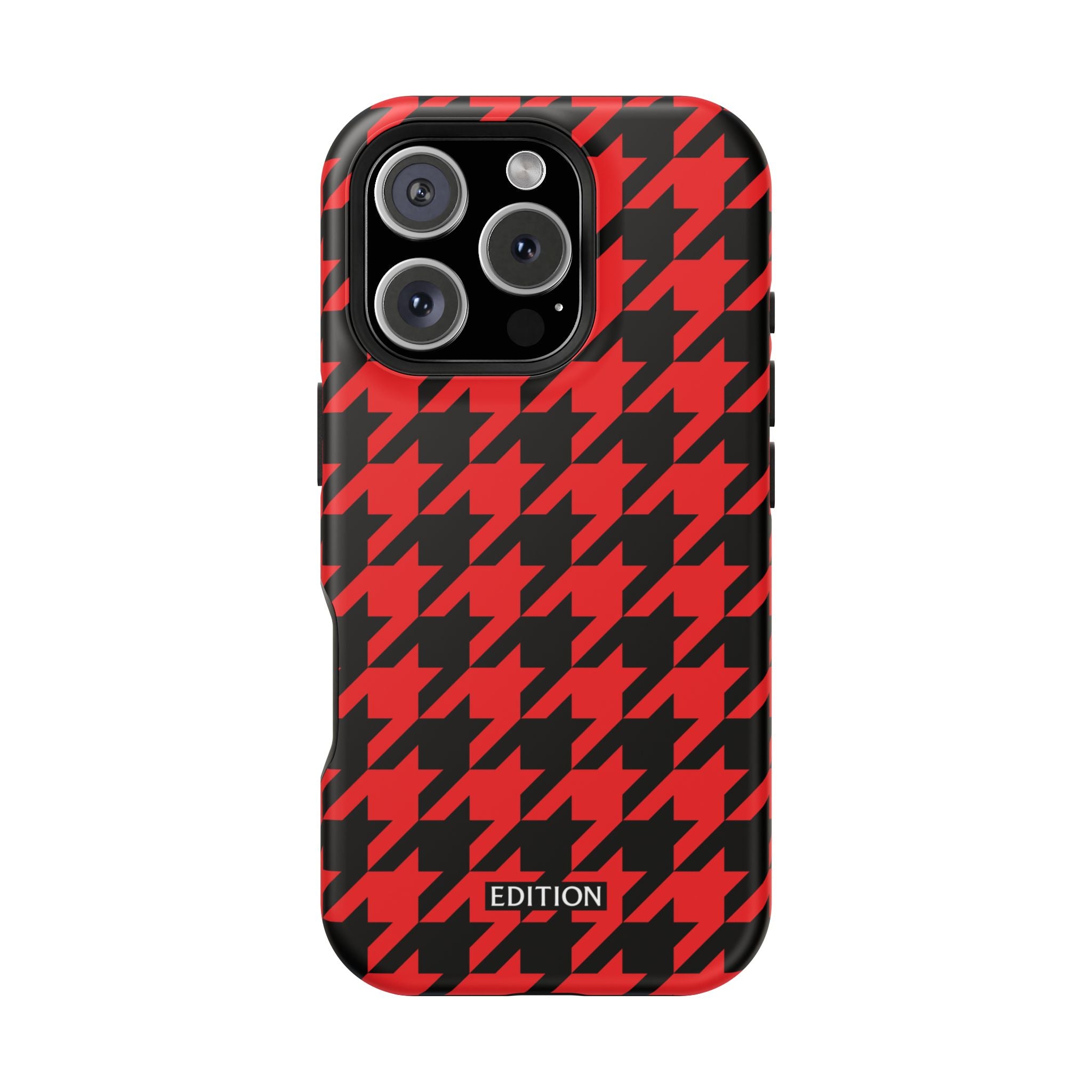 Red Houndstooth Case