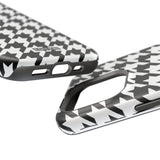 Black and White Houndstooth Case