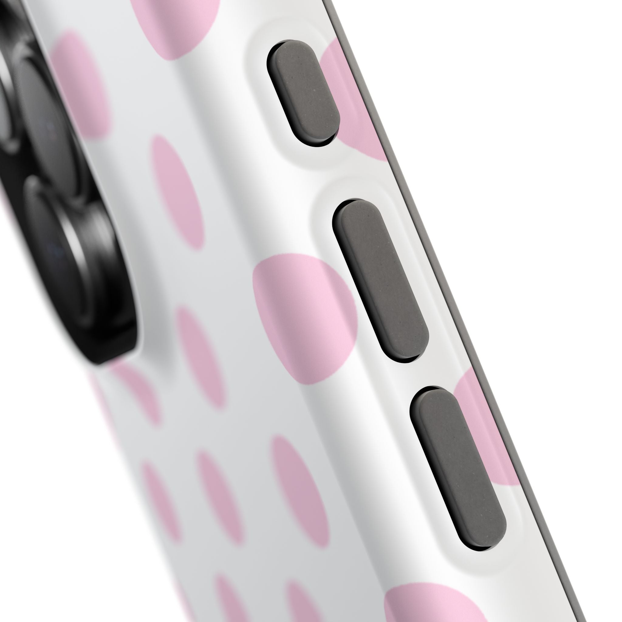 Pink and White Polka Dot Case