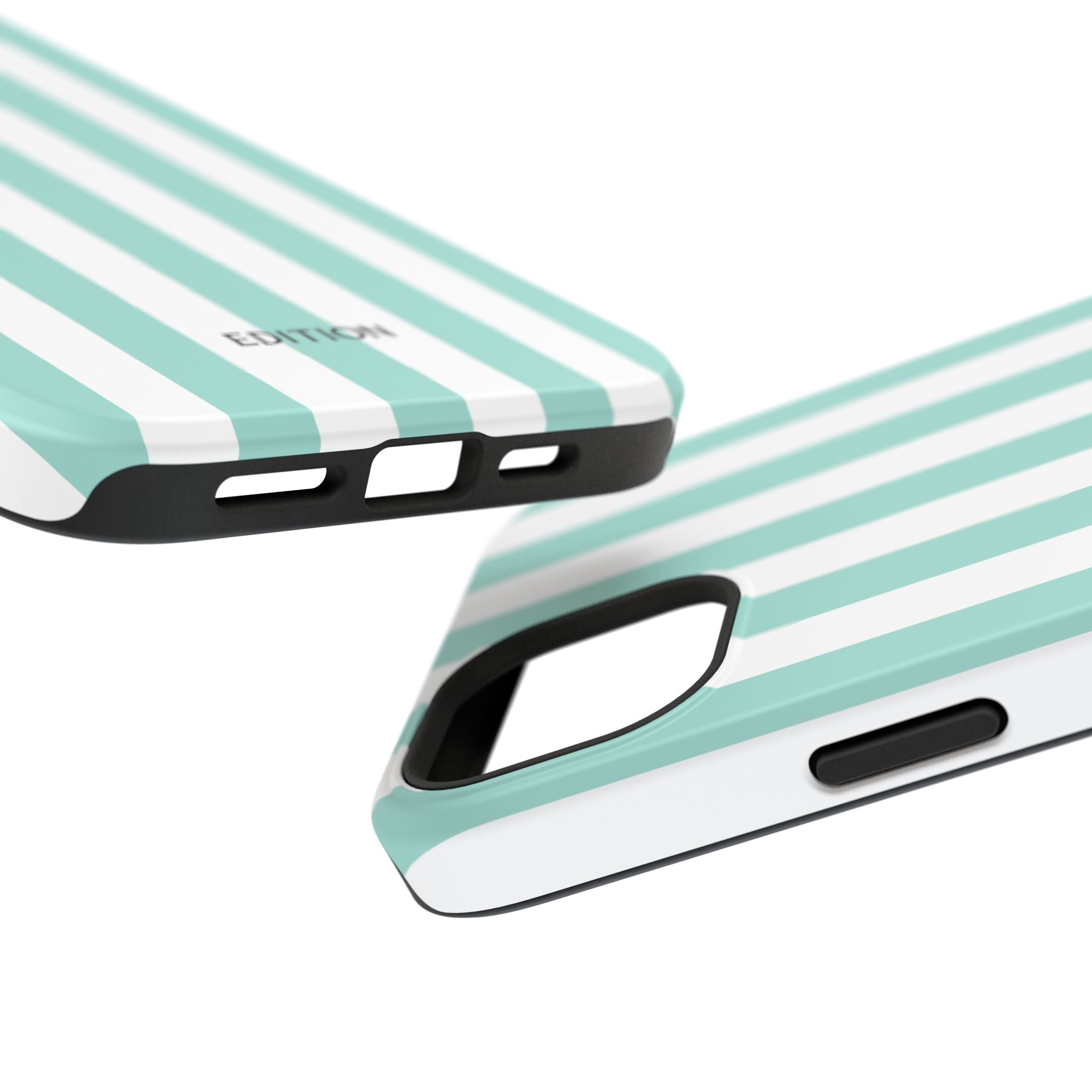 Teal Beach Stripe Case