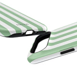 Green Beach Stripe Case